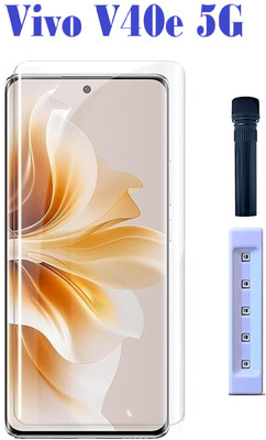 LIKEDESIGN Edge To Edge Tempered Glass for vivo V40e 5G(Pack of 1)