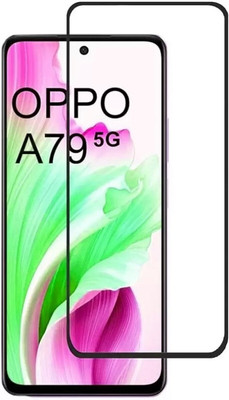 COVJ Edge To Edge Tempered Glass for OPPO A79 5G(Pack of 1)