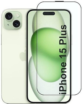 mobinix Edge To Edge Tempered Glass for iPhone 15 Plus(Pack of 2)