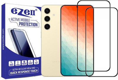 eZell Edge To Edge Tempered Glass for Samsung Galaxy S24 5G(Pack of 2)
