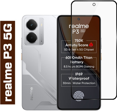 Gorilla Cases Edge To Edge Tempered Glass for realme P3 5G(Pack of 1)
