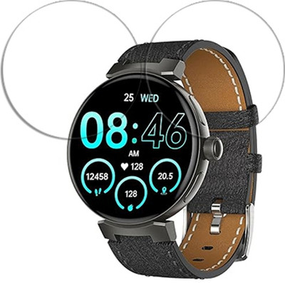 SOMTONE Edge To Edge Tempered Glass for GIZMORE Prime 1.45 Inch SMARTWATCH SCREEN GUARD(Pack of 2)