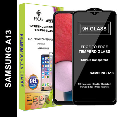 PFOAM Edge To Edge Tempered Glass for SAMSUNG GALAXY A13(Pack of 1)