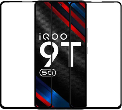 INFINITYWORLD Edge To Edge Tempered Glass for IQOO 9T 5G(Pack of 2)
