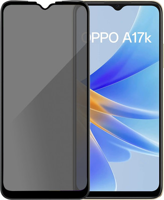AuraX Edge To Edge Tempered Glass for Oppo A17k(Pack of 1)
