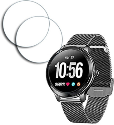 SOMTONE Edge To Edge Tempered Glass for Fire-Boltt Allure Women's Lux Edition Smartwatch 1.09 inch SCREEN GUARD(Pack of 2)