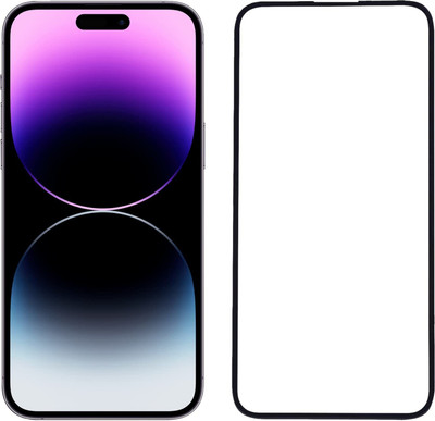 NKCASE Edge To Edge Tempered Glass for Apple iphone 14 Pro,iphone 14 Pro (6.1)(Pack of 1)