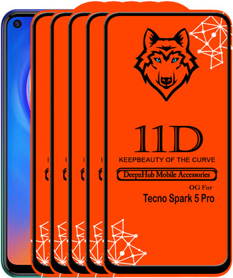 CRodible Edge To Edge Tempered Glass for Tecno Spark 5 Pro(Pack of 4)