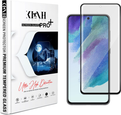 KLAH Edge To Edge Tempered Glass for Samsung Galaxy S21 FE 5G(Pack of 1)