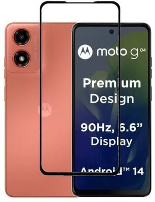 Fablue Edge To Edge Tempered Glass for Moto G04, MOTOROLA G04, Motorola Moto G04(Pack of 1)