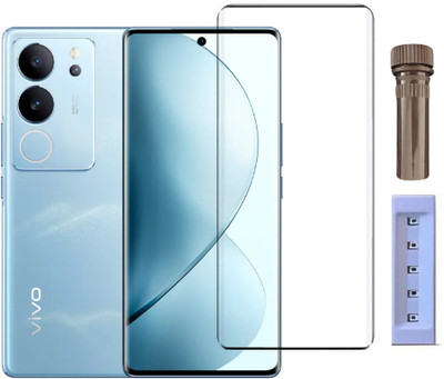 crixus Edge To Edge Tempered Glass for Vivo V29 Pro(Pack of 1)