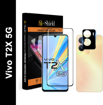 MS-Shield Tempered Glass Guard for Vivo T2x 5G, With Camera Lens Protector(Pack of 1)
