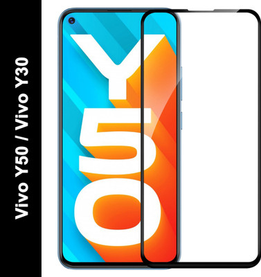 HUPSHY Tempered Glass Guard for Vivo Y50, Vivo Y30, Realme 8S 5G(Pack of 1)