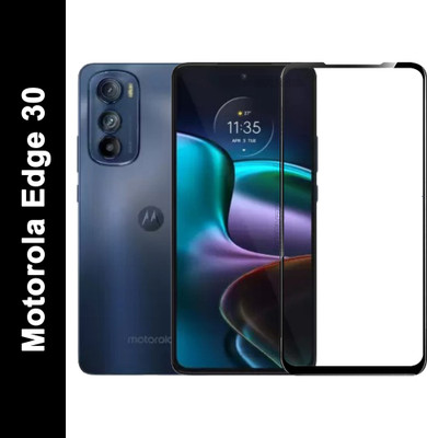 BRENZZ Edge To Edge Tempered Glass for MOTOROLA edge 30(Pack of 1)