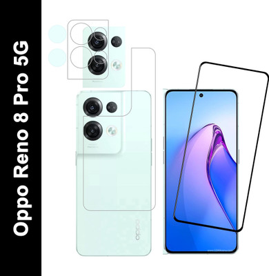Ten To 11 Front and Back Tempered Glass for Oppo Reno8 Pro 5G(Pack of 3)
