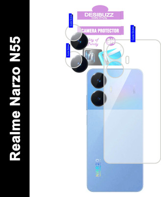 DESIBUZZ Back Tempered Glass for realme narzo N55, Camera Lens(Pack of 2)