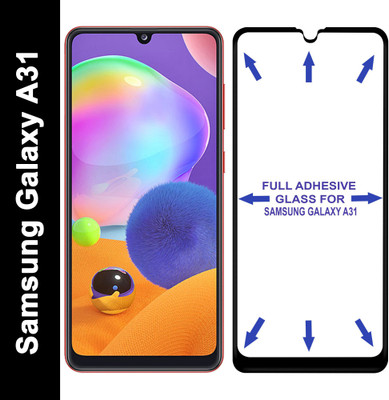 HUPSHY Edge To Edge Tempered Glass for Samsung Galaxy A31(Pack of 1)