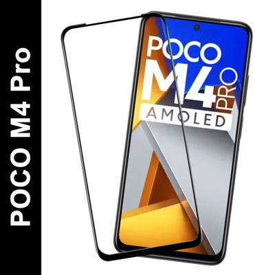 VAlight Edge To Edge Tempered Glass for POCO M4 Pro(Pack of 1)