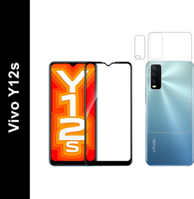 Ten To 11 Front and Back Tempered Glass for Vivo Y12s(Pack of 3)