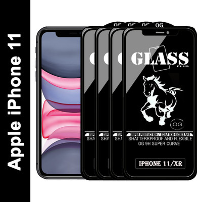 PFOAM Edge To Edge Tempered Glass for APPLE IPHONE 11(Pack of 4)