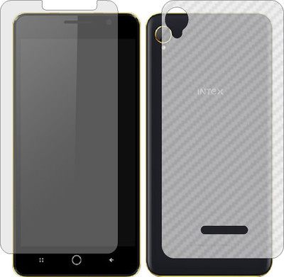 Mobling Front and Back Tempered Glass for INTEX AQUA POWER(Pack of 2)