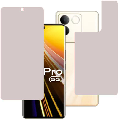 KARTRAY Front and Back Screen Guard for Vivo T2 Pro 5G, Matt(Pack of 2)