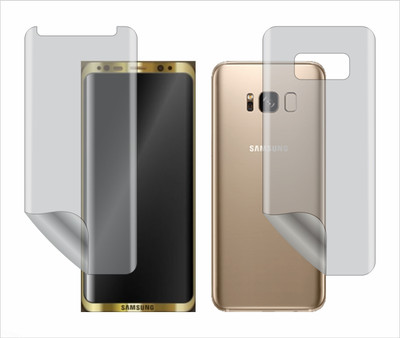 TELTREK Front and Back Screen Guard for SAMSUNG GALAXY S8 EDGE (Edge to Edge Full Screen Protector)(Pack of 1)