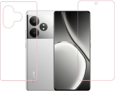 KARTRAY Front and Back Screen Guard for Realme GT 6T 5G, Front Clear Back Clear(Pack of 2)