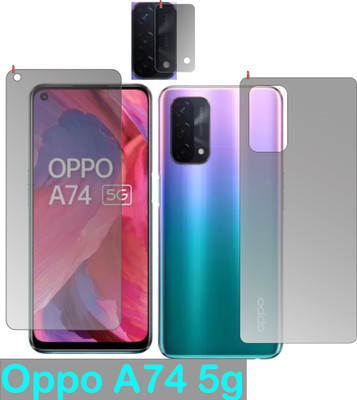 chakoor Front and Back Screen Guard for OPPO A74 5G(Pack of 3)