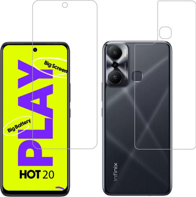 Ten To 11 Front and Back Screen Guard for Infinix Hot 20 Play(Pack of 2)