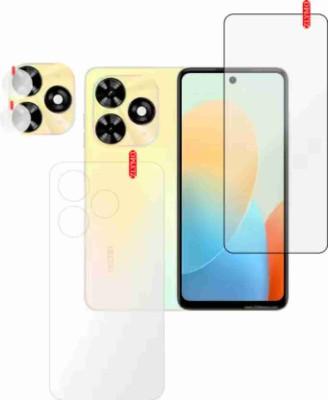 FINCH Front and Back Screen Guard for TECNO POP 8 5.96(Pack of 3)