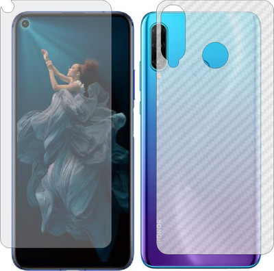 ZINGTEL Front and Back Screen Guard for HUAWEI HONOR 20 S (Front Matte Finish & Back 3d Carbon Fiber)(Pack of 2)