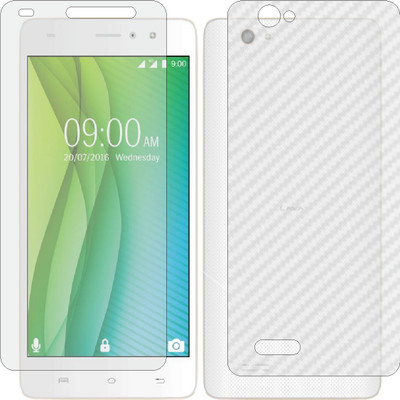 Mobling Front and Back Tempered Glass for LAVA X50 PLUS(Pack of 2)