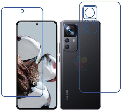 DVTECH Front and Back Screen Guard for 9H Xiaomi 12T Pro(Pack of 1)