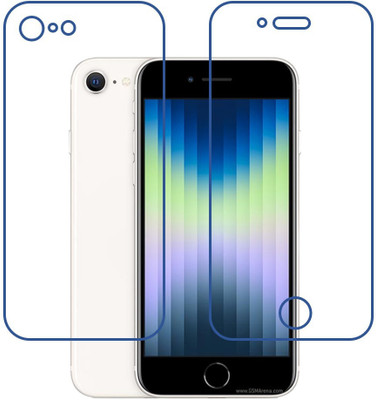 DVTECH Front and Back Screen Guard for 9H Crystal Clear Front And TPU BackApple iPhone SE (2022)(Pack of 1)
