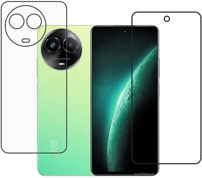 DVTECH Front and Back Screen Guard for 9H Realme Narzo 60x(Pack of 1)