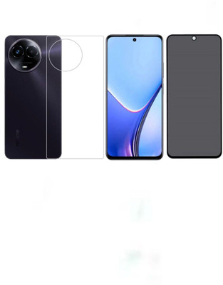4 YARDS Front and Back Screen Guard for Realme 11x - Privacy glass with Back guard(Pack of 1)