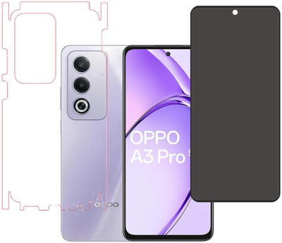 KARTRAY Front and Back Screen Guard for Oppo A3 Pro 5G(Pack of 2)