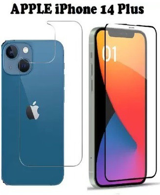 BRENZZ Front and Back Screen Guard for APPLE iPhone 14 Plus(Pack of 2)