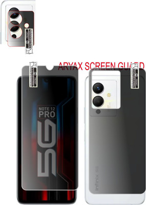 ICROMECK Front and Back Screen Guard for Infinix Note 12 Pro 5G(Pack of 3)