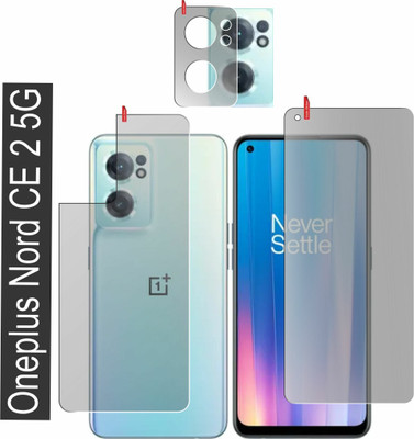 chakoor Front and Back Screen Guard for Oneplus Nord Ce 2 5G(Pack of 3)