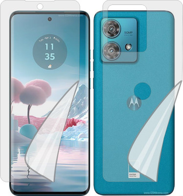 Fasheen Front and Back Screen Guard for Motorola Edge 40 Neo (Edge To Edge TPU Full Coverage)(Pack of 1)