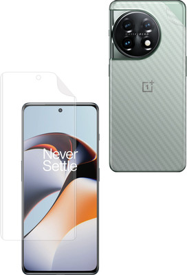 Ten To 11 Front and Back Screen Guard for OnePlus 11R 5G, OnePlus 11R 5G [Back Carbon Fiber](Pack of 2)