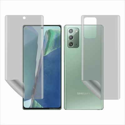 TELTREK Front and Back Screen Guard for Samsung Galaxy Note 20 5G (Edge to Edge Full Screen Protector)(Pack of 1)