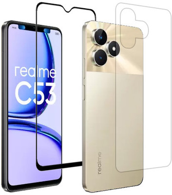 HOBBYTRONICS Front and Back Screen Guard for realme C53, Realme C53(Pack of 1)