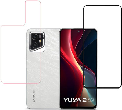 KARTRAY Front and Back Screen Guard for Lava Yuva 2 5G(Pack of 2)