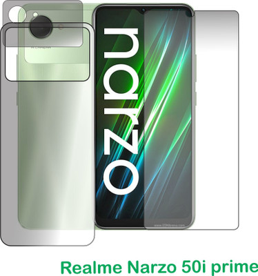 chakoor Front and Back Screen Guard for Realme Narzo 50i Prime(Pack of 3)