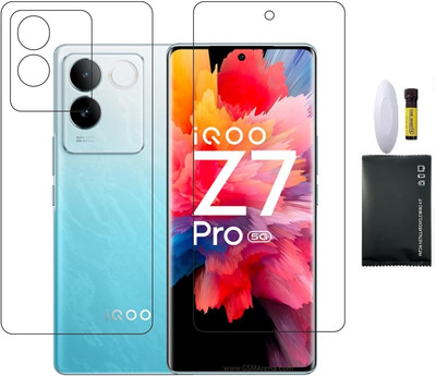 LIKEDESIGN Front and Back Screen Guard for Vivo iQOO Z7 Pro 5G, iQOO Z7 Pro 5G(Pack of 1)