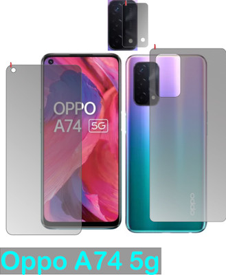 chakoor Front and Back Screen Guard for OPPO A74 5G(Pack of 3)