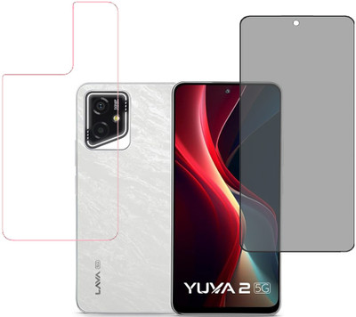 KARTRAY Front and Back Screen Guard for Lava Yuva 2 5G(Pack of 2)